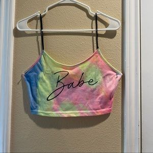 Multi color croptop